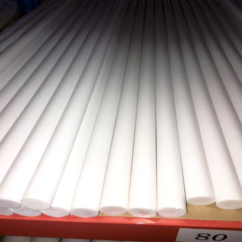 Hot selling Good quality white mold 3-200m Anti Heat Pure Plastic Bar polytef  Electrical insulation PTFE  rod