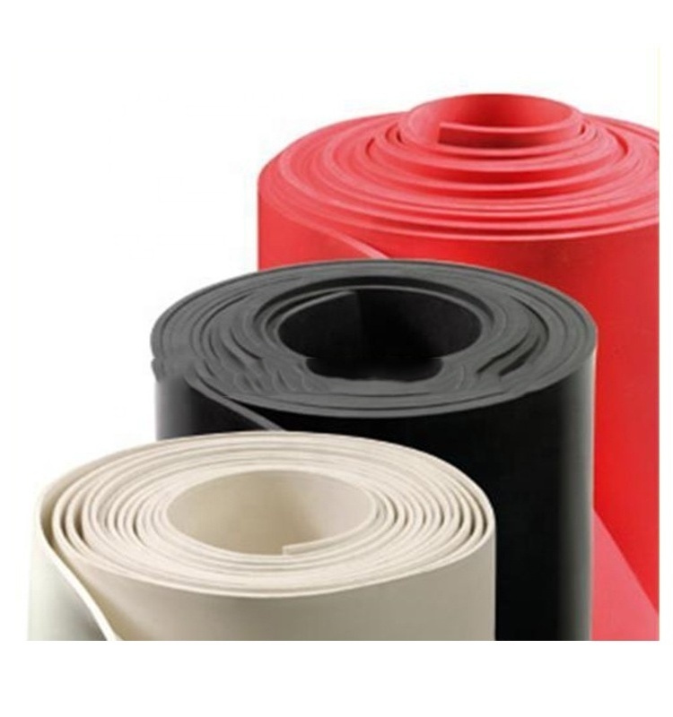 Made in china industrial shock SBR EPDM Neoprene NBR CR IIR Butyl Fabric reinforcement floor mat rubber sheet