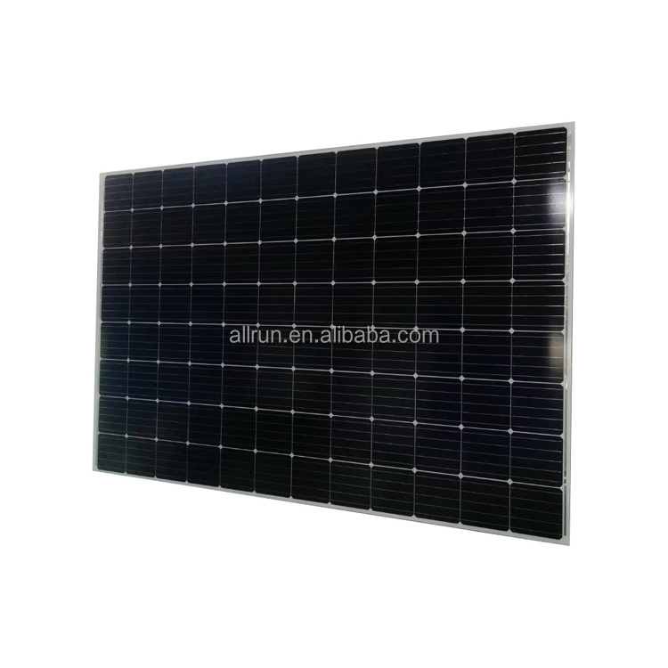 Single Solar Panel 500watt Monocrystalline Solar Panel Price 500w 440w 450watt 480wp ALLRUN  24v 48v 500 Watt Black Fire OEM Box