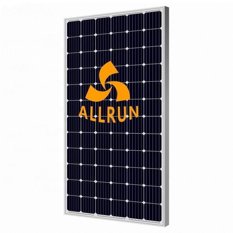 Single Solar Panel 500watt Monocrystalline Solar Panel Price 500w 440w 450watt 480wp ALLRUN  24v 48v 500 Watt Black Fire OEM Box