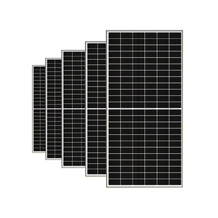 high efficiency solar energy system use hjt module 1000 watt 500 watt 550w 500w home use Black monocrystalline   solar panel