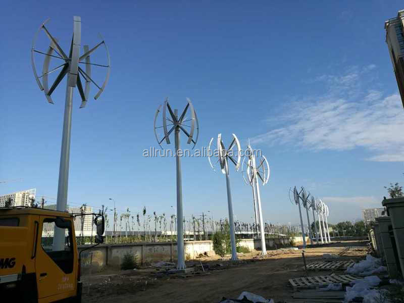 Hot sale ! low start wind speed 1.2m/s 3kw vertical axis wind turbine