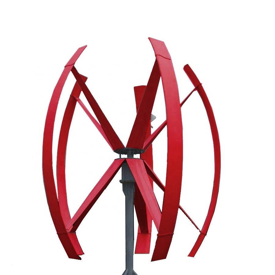 Hot!! High efficiency cheap price 24v 48v 3KW 2KW 1KW 500w 300w 200w portable vertical  small wind turbine