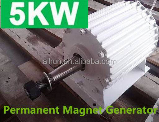 low speed 3 phase permanent magnet generator PMG 5000 watt dynamo with cheap price