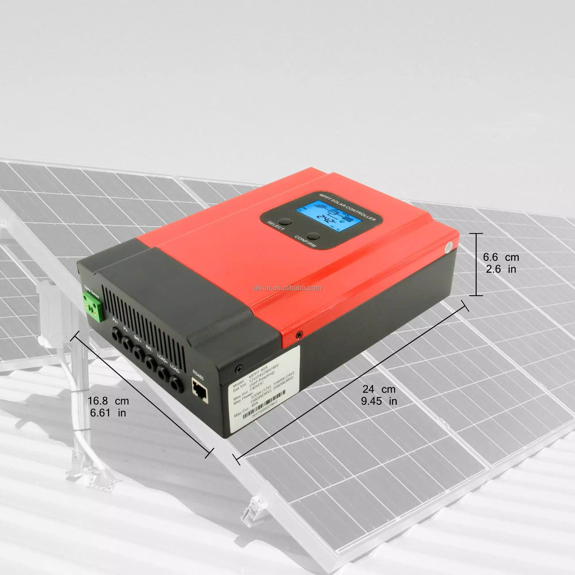 Over 99.5% efficiency 12V/24V/36V/48V 60A 50A 40A Solar charger controller MPPT also called mppt solar regulator