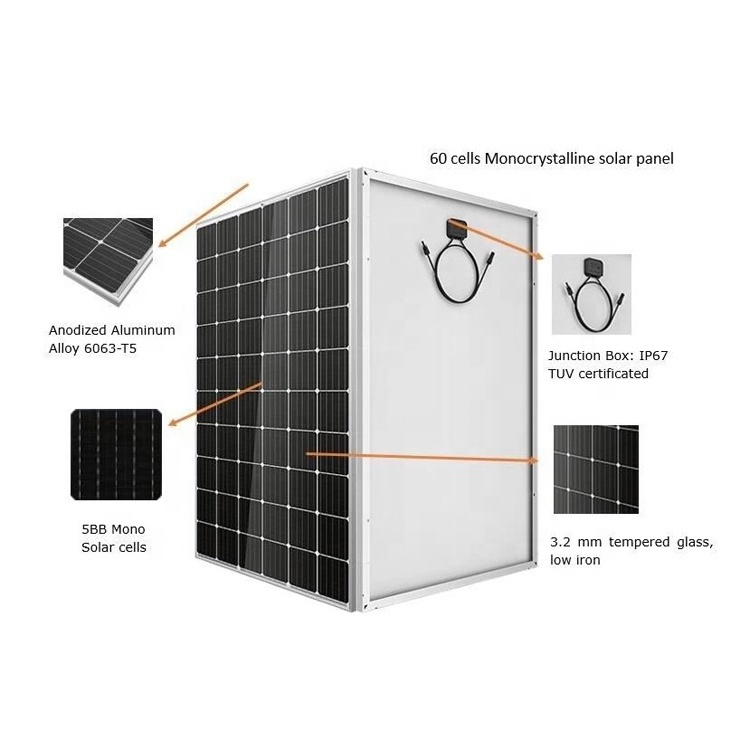 CE TUV Approved Allrun Paneles Jinko 530W Solar Panels Solares Costo 700W 600W 550W 182MM 400 Watt 48 Volt MONO Solar Panels 23%