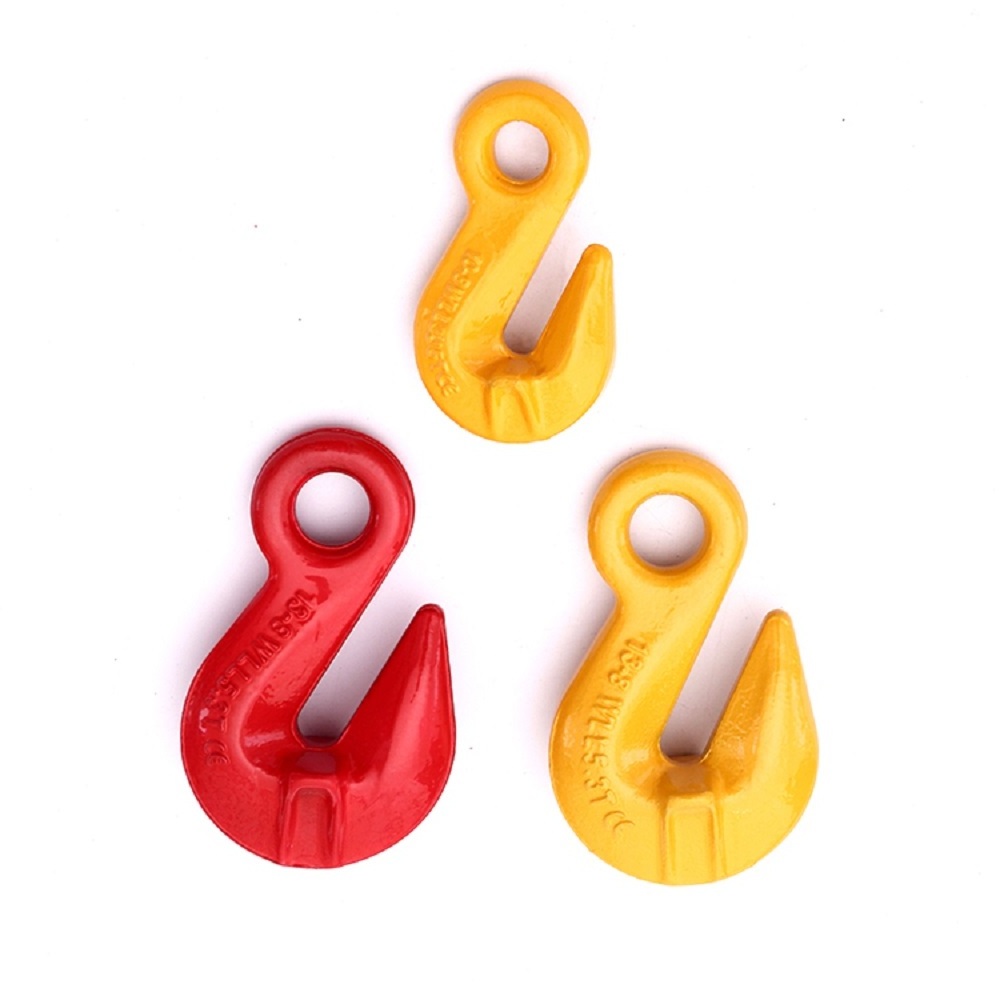 High Quality Red/Organge/Yellow/Any Color Alloy Steel Clevis Grab Hook for Heavy Industry