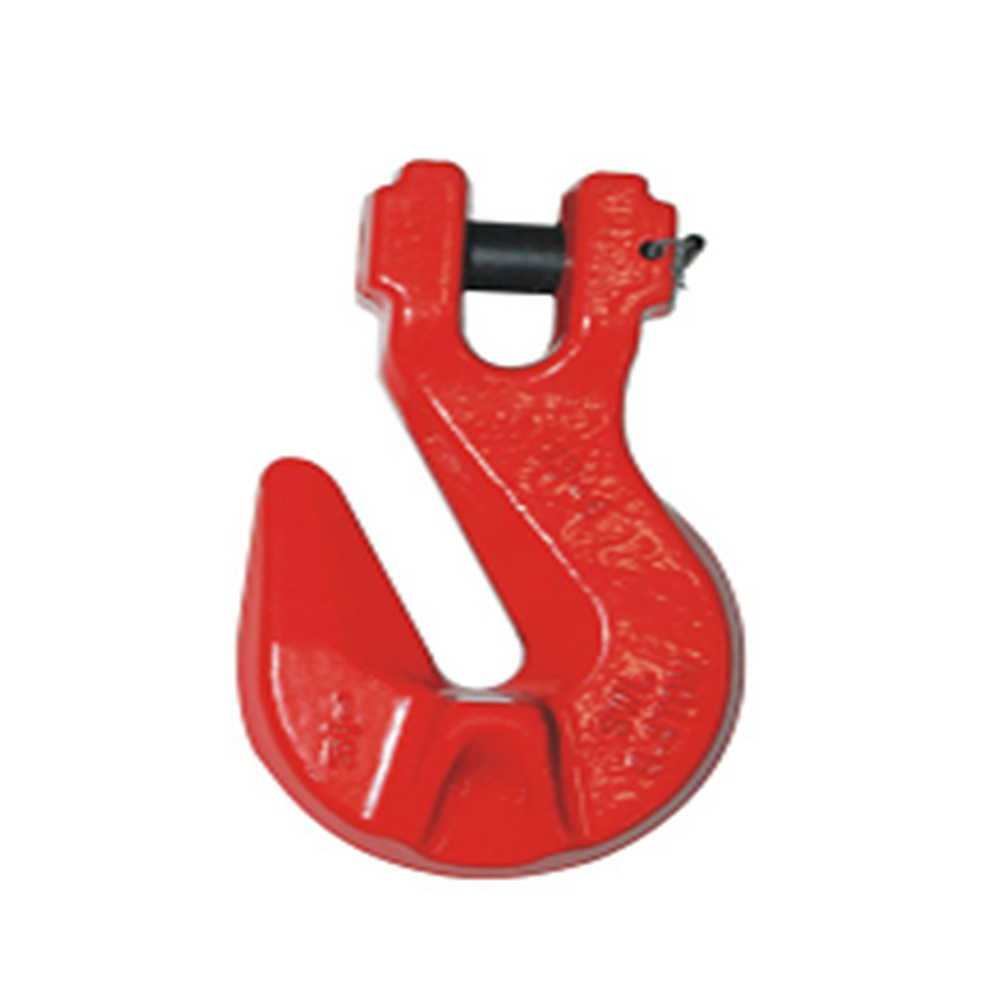 High Quality Red/Organge/Yellow/Any Color Alloy Steel Clevis Grab Hook for Heavy Industry