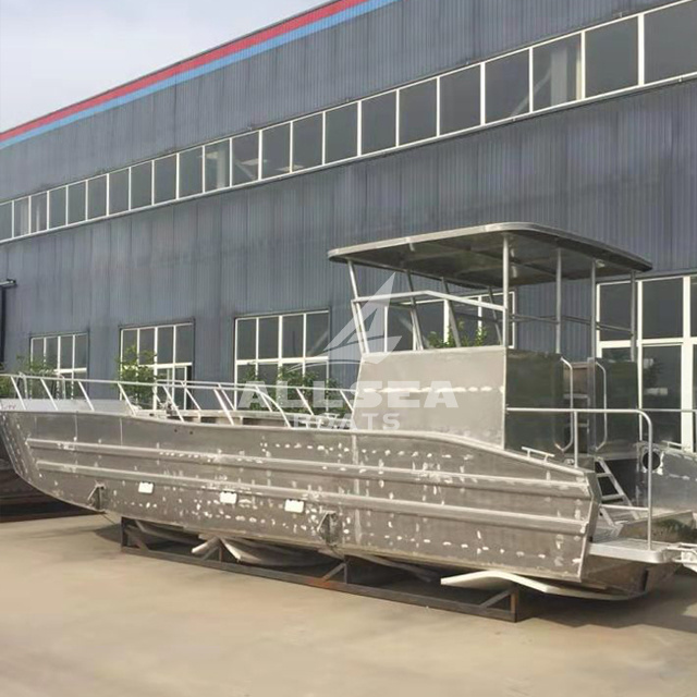 10m aluminium standard fishing boats welded aluminum power work boat landing craft for sale