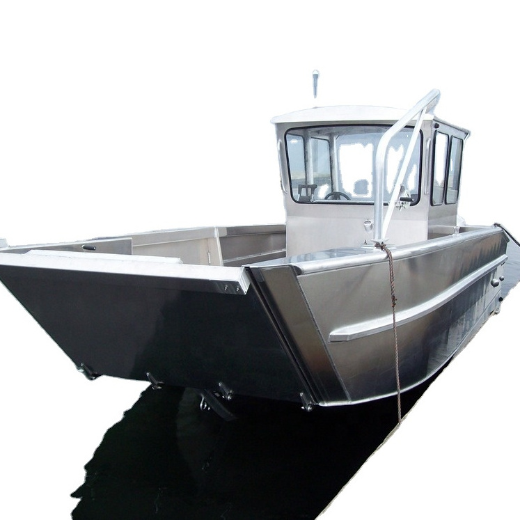 Cargo Boat 30ft/9m Landing Craft/Working Boat Aluminum Boat with Cabin For Sale