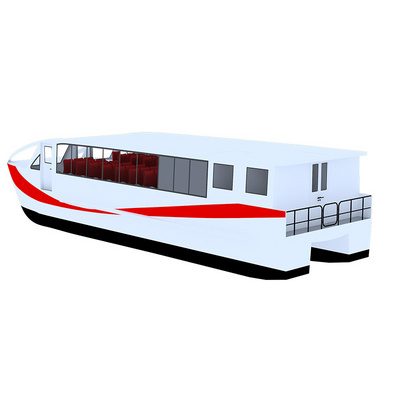 15m 50 seats Aluminum catamaran passenger ship ferry boat with inboard engine for sale