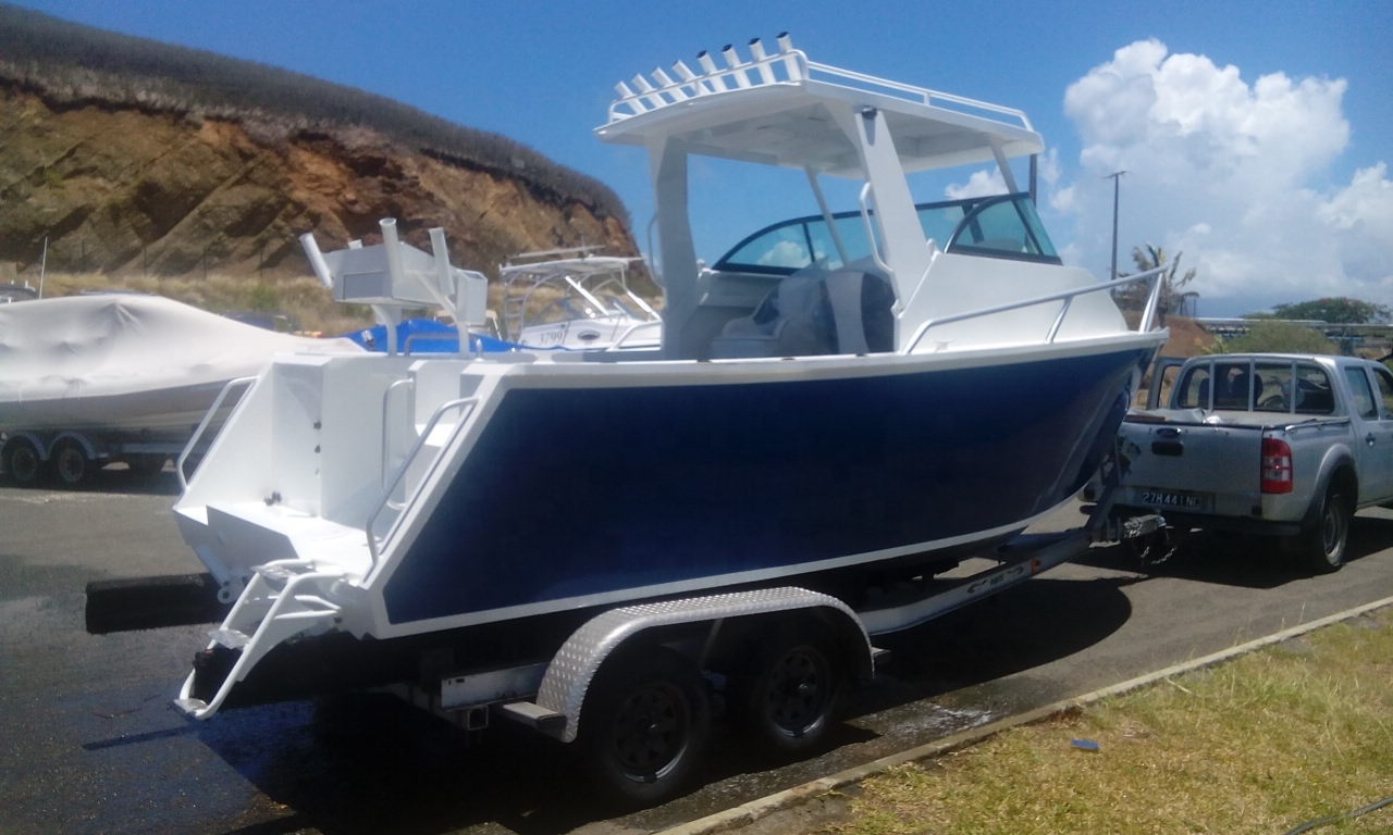 Fishing competition boat 20.5ft 6.25m aluminum aluminum welded fishing boat with cabin