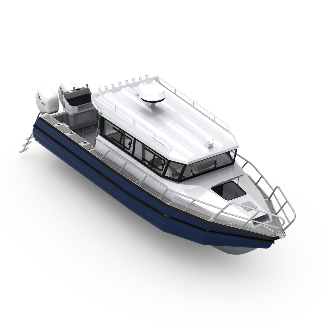 Custom 9m 30ft Multi-propose Welded Aluminum Easy Craft Luxury enclosed full cabin fishing boat for sale