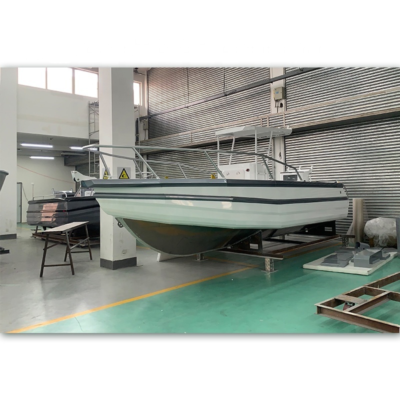 6.85m 22.5ft V hull Aluminium Fishing Speed Center Console Boat with Hardtop