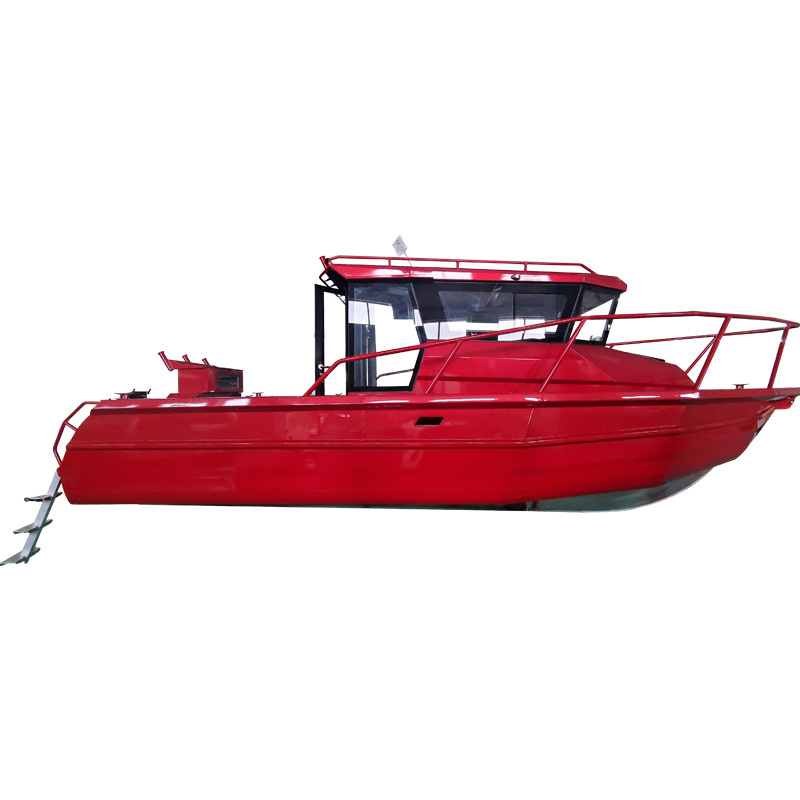 Easy craft 750 7.5m 25ft welded pontoon speed sea cabin cruiser aluminum fishing boat for sale