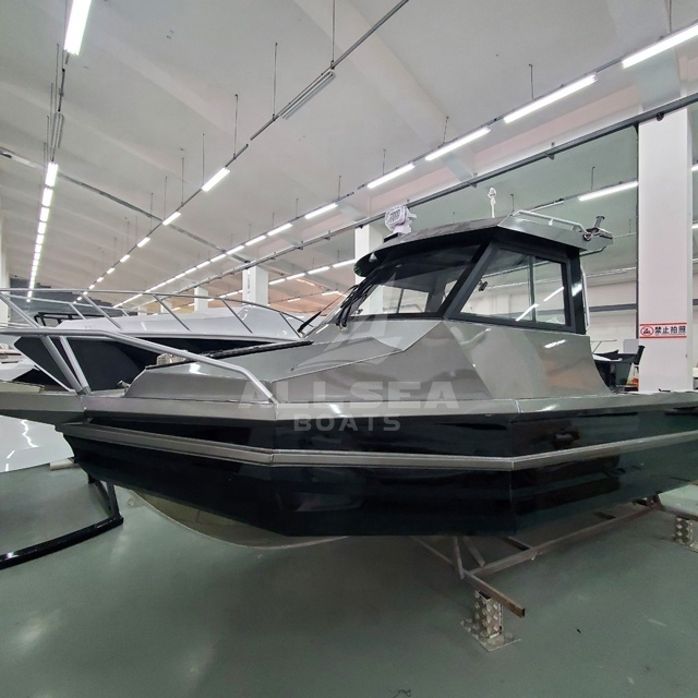 CE approved patent 6m 21ft Ethancraft fully welded hardtop luxury yacht aluminum fishing boat for sale