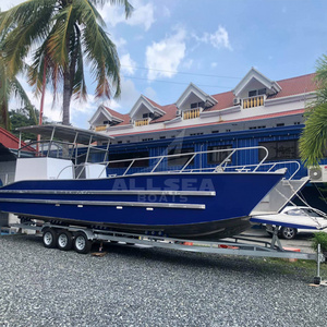 10m aluminium standard fishing boats welded aluminum power work boat landing craft for sale