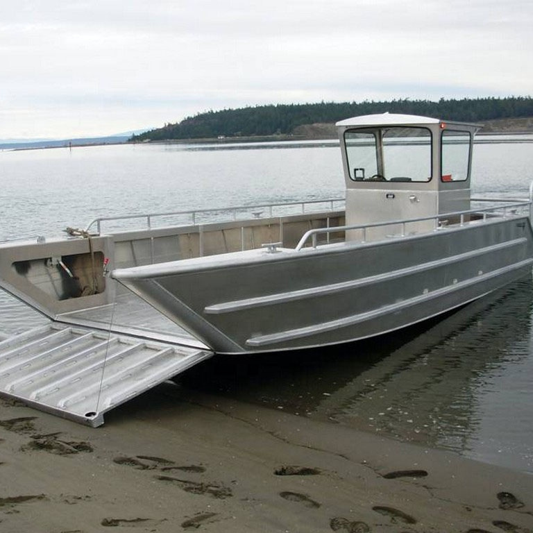 Cargo Boat 30ft/9m Landing Craft/Working Boat Aluminum Boat with Cabin For Sale