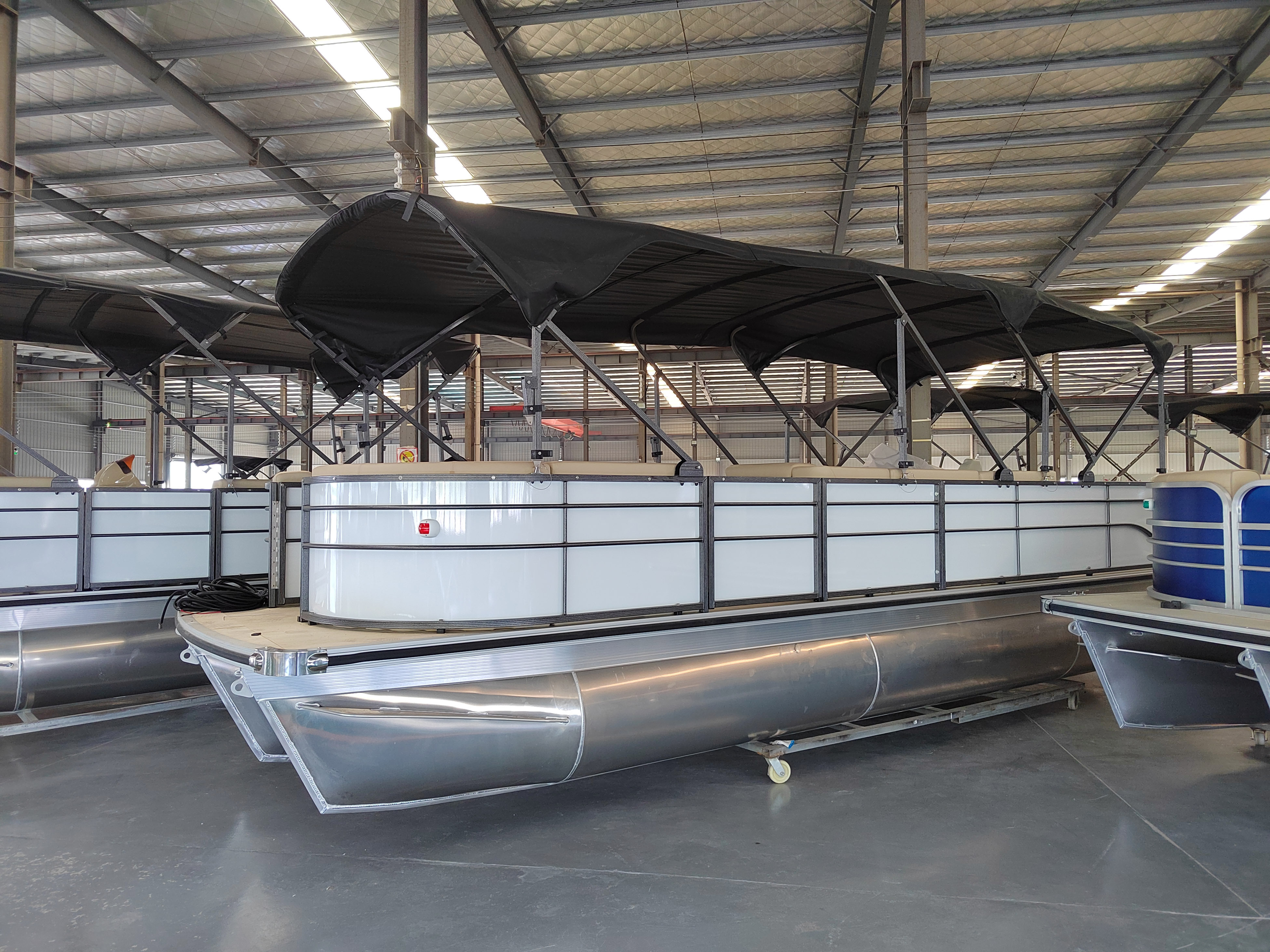 Allsea 21ft 6.4m fully welded double triple tube lake and river party luxury aluminium pontoon boat for sale