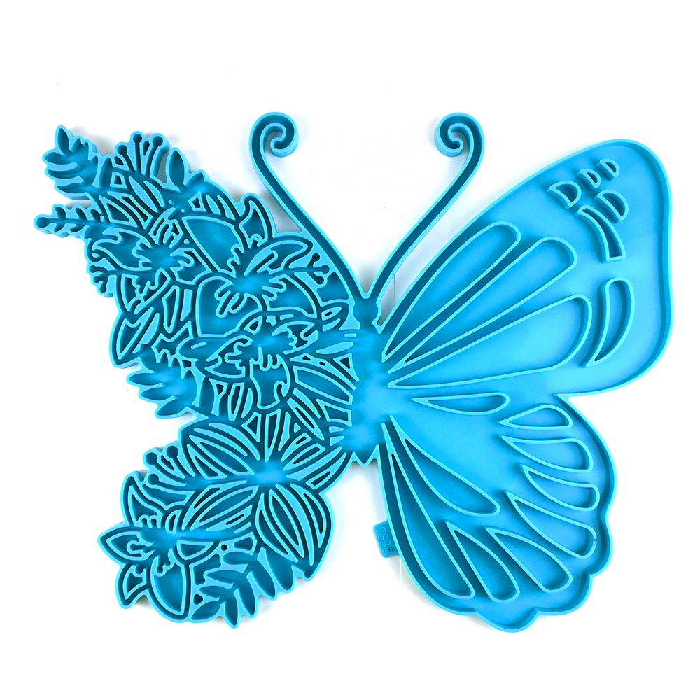 INTODIY Large 3D Butterfly Silicone Mold DIY Resin Casting Decorative Wall Molds for Living Room Corridor Decoration