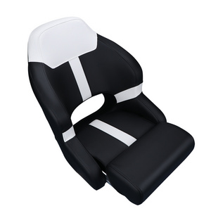 Allshine Marine Yacht Chair Pontoon Captain Bucket Boat Seat Sports Filp Up Boat Seat with Bolster