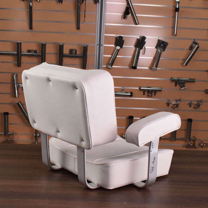 marine leather center console boat bench seat