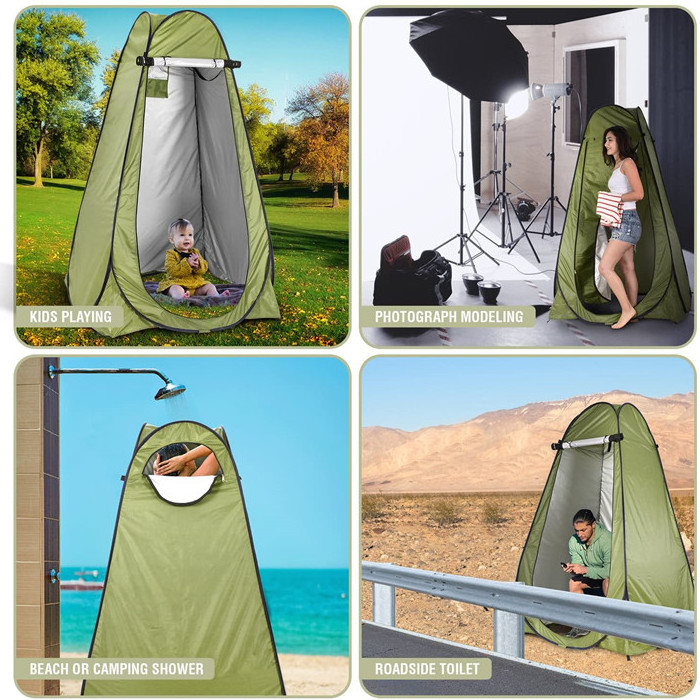 Wholesale Portable Privacy Tent Pop Up Shower Tent Changing Tent Dressing Room with Carry Bag for Shower Toilet