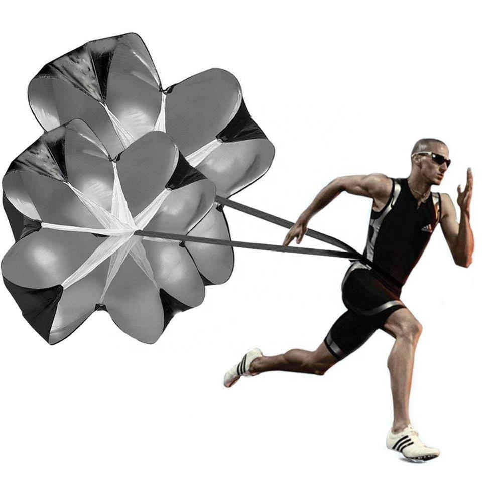 Wholesale Running Speed Training, 2 Umbrella Speed Chute  Running Parachute Soccer Training