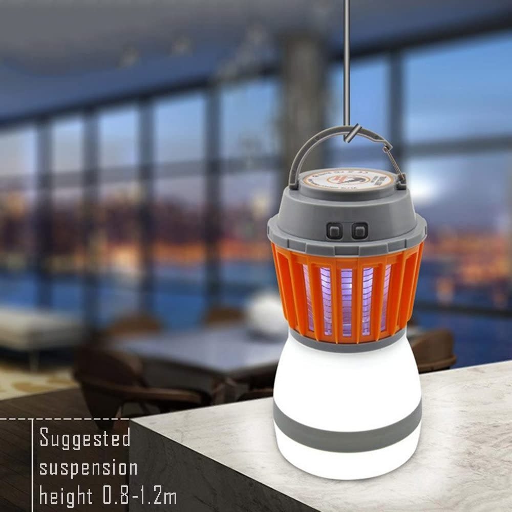 Multifunction Office &Home & Traveling 2 In 1 Night LED Light Bulb Lamp & Mosquito Zapper Repellent| Waterproof,Compact, Lantern