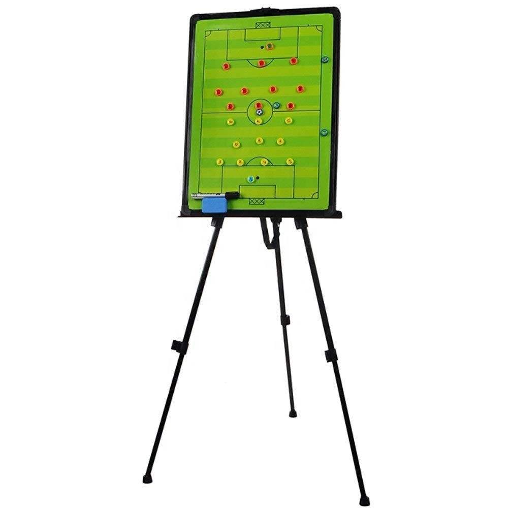 Wholesale Soccer Tactic Coaching Board Strategy Game Plan Whiteboard Dry Erase Marker Board,Large Size with Tripod Stand