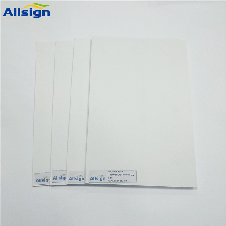 ALLSIGN Decorative Waterproof Cabinet 12mm 10mm 18mm Exterior Wall Panel Rigid Flexible Expanded Making Sheets Free PVC Foam Boa