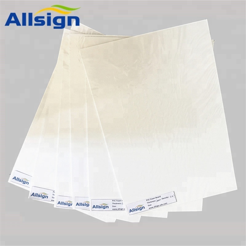 ALLSIGN Decorative Waterproof Cabinet 12mm 10mm 18mm Exterior Wall Panel Rigid Flexible Expanded Making Sheets Free PVC Foam Boa