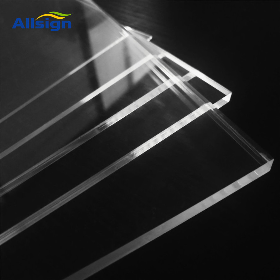 ALLSIGN 100% Virgin Durable Clear Transparent Acrylic PMMA Sound Noise Barrier Sheet Factory Price Wholesale