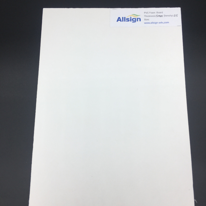 Allsign Popular digital printing custom die cut shape 2mm 3mm 5mm thickness core komatex sintra forex pvc foam board