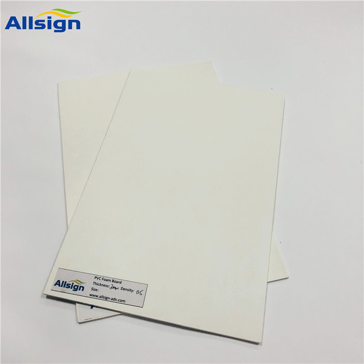 ALLSIGN Decorative Waterproof Cabinet 12mm 10mm 18mm Exterior Wall Panel Rigid Flexible Expanded Making Sheets Free PVC Foam Boa