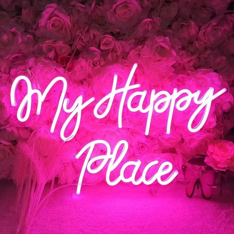 Free Design Wholesale Custom Happy Birthday  Neon Sign Neon Light Sign oh baby Neon Sign For Party