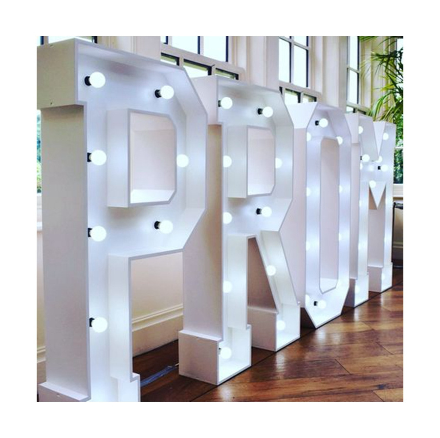 Factory Directly Wholesale Led Marquee Letters Light Up Marquee Letters Led Sign Light Letter Backdrop For Wedding Party