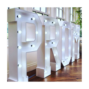 Factory Directly Wholesale Led Marquee Letters Light Up Marquee Letters Led Sign Light Letter Backdrop For Wedding Party