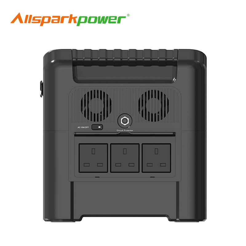 Allsparkpower Solar Panel Charging Portable 2400W 2048Wh/2560Wh Power Station For Home Use Camping Backup Power Factory