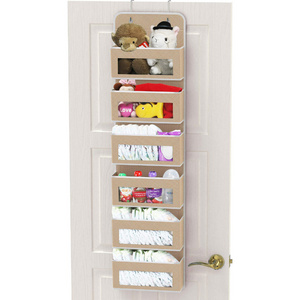 Simple Houseware Over Door/Wall Mount 6 Clear Window Pocket Organizer Hanging Storage Organizer