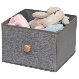 All Star High Quality Foldable Clothing Non Woven Fabric Cube Storage Boxes for Home Organizer