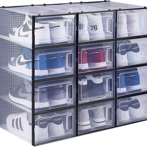 Wholesale Clear Shoe Box Storage Under Bed Closet Shoe Containers Plastic Storage Box