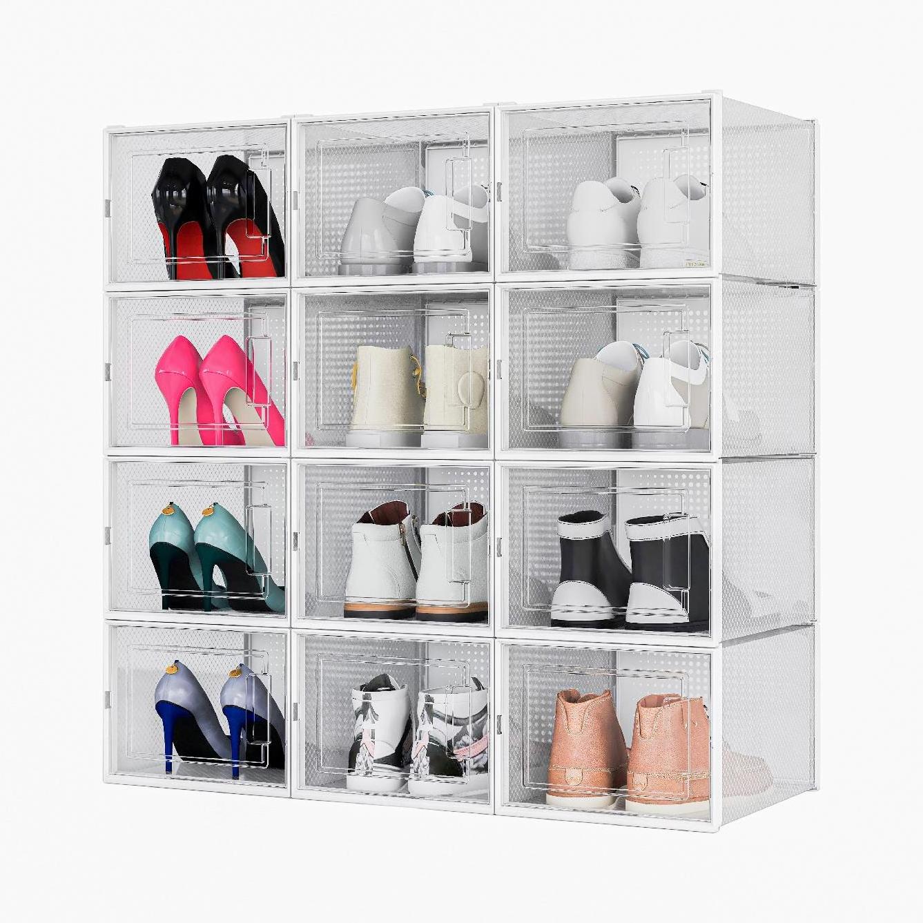 To win warm praise from Customers Transparent Shoe Boxes Sneaker Crates Shoe Storage Shoe Box Transparent