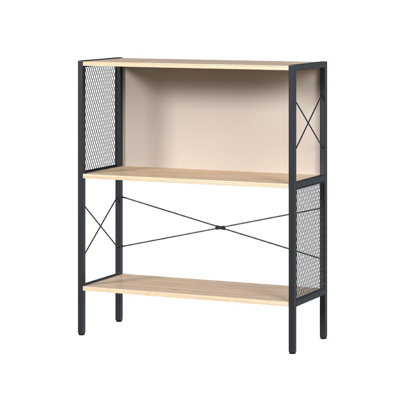 Bookshelf Tall Wood Metal Bookshelf Book Shelf Display Units Racks