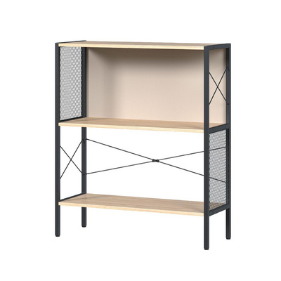 Bookshelf Tall Wood Metal Bookshelf Book Shelf Display Units Racks