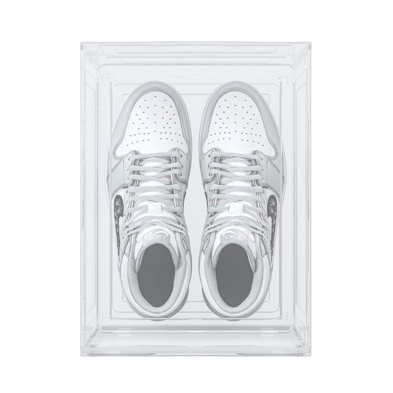 Factory Customize Brand Plastic Sneaker Case Shoes Box Clear Shoe Organizers