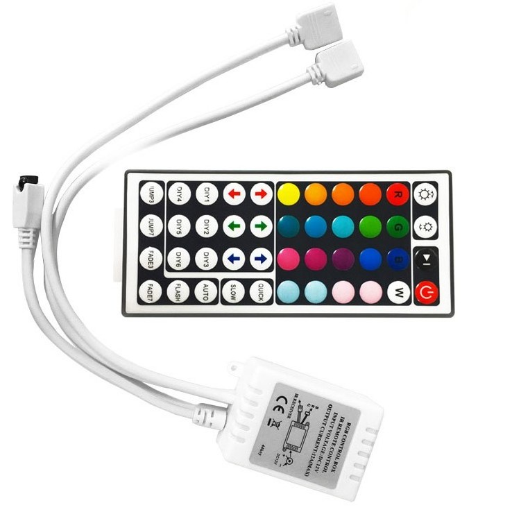 color changing led strips 32.8ft 10M 300 LEDs 5050 RGB Light with 44 Key Remote Controller Extra Adhesive 3M Tape