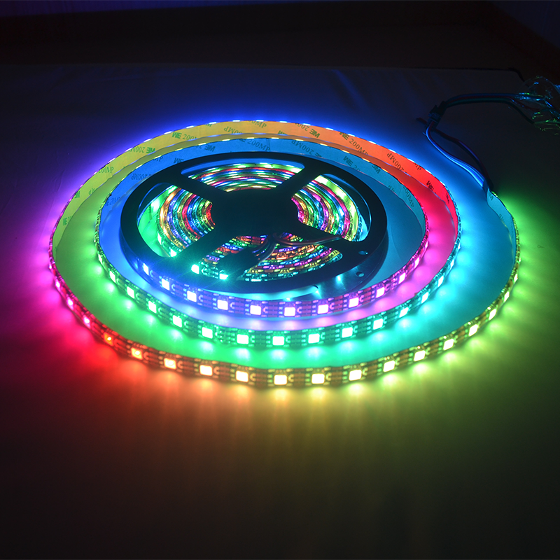 12V WS2815 60LEDs/M Smart Addressable 5050 SMD RGB Digital LED Strip Light 60 pixels/leds/m