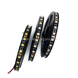 LED Strip Black PCB Board SMD 5050 5m roll 300leds DC12V IP65 Waterproof White/Red/Blue Flexible LED Strip for Home Decoration