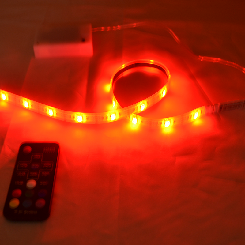 Battery Led Strip IP65 Light Waterproof 2m/1m/0.5m 5050 SMD RGB/Warm/Cool LED Flexible Strip Tape String Lamp with Battery Box